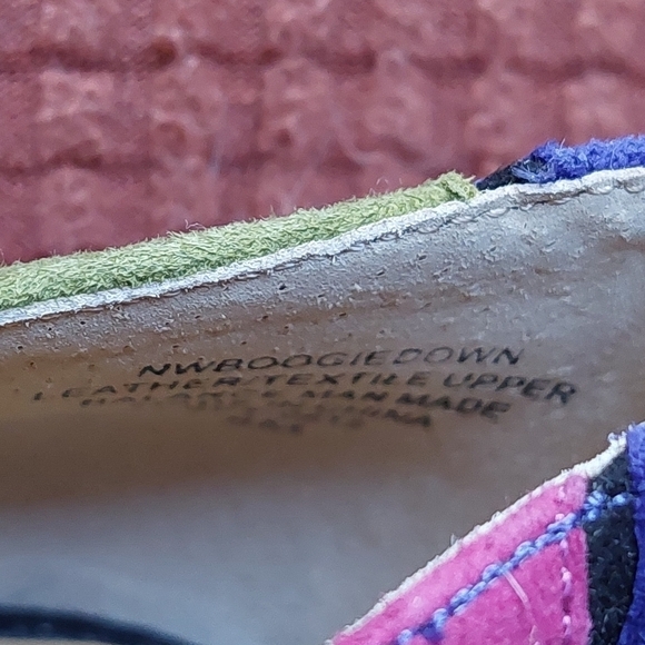 Nine West Multi-coloured Suede High Heel Shoes. Size 8M - Picture 7 of 12